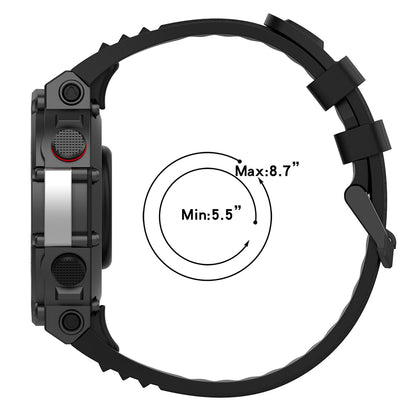 Techsuit W067 band voor Amazfit T-Rex 2, Donkergroen