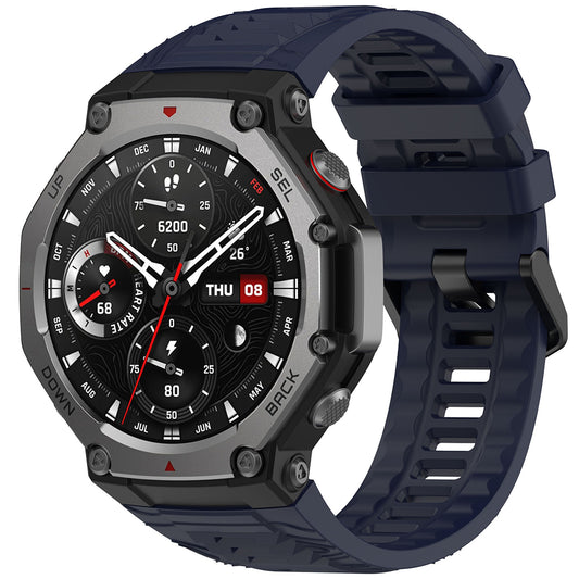 Techsuit W067 band voor Amazfit T-Rex 3, Marineblauw