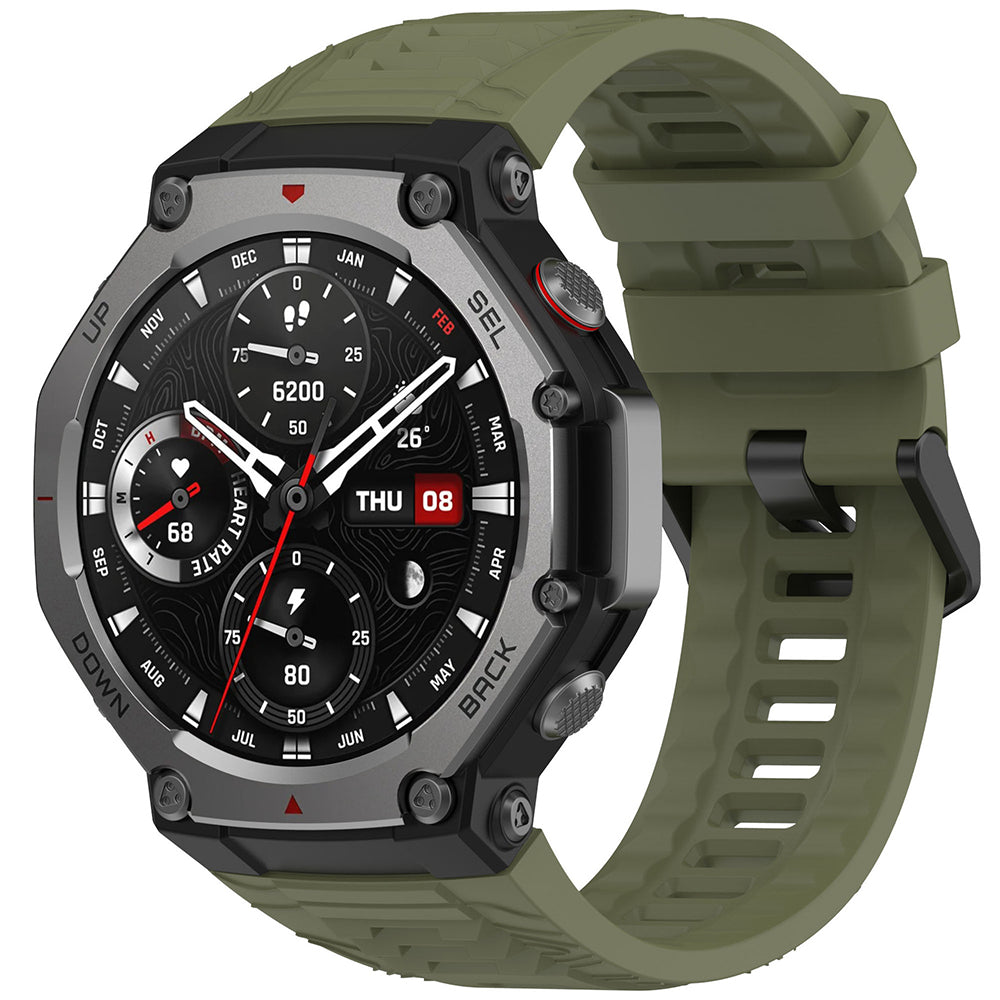 Techsuit W067 band voor Amazfit T-Rex 3, Groen