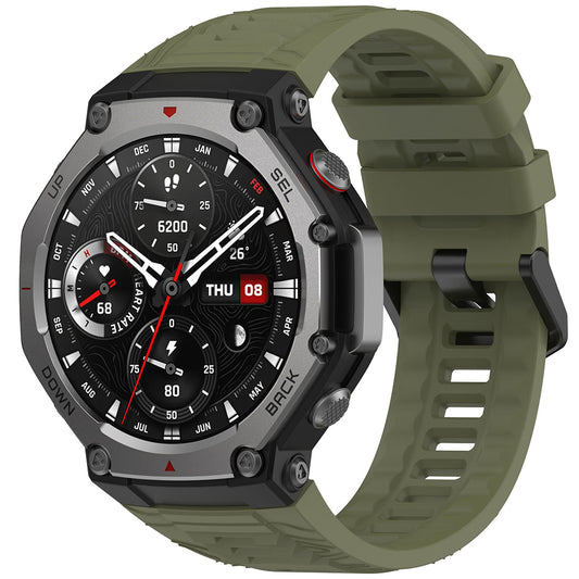 Techsuit W067 band voor Amazfit T-Rex 3, Groen