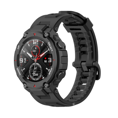 Techsuit W067 band voor Amazfit T-Rex Pro / T-Rex, Zwart