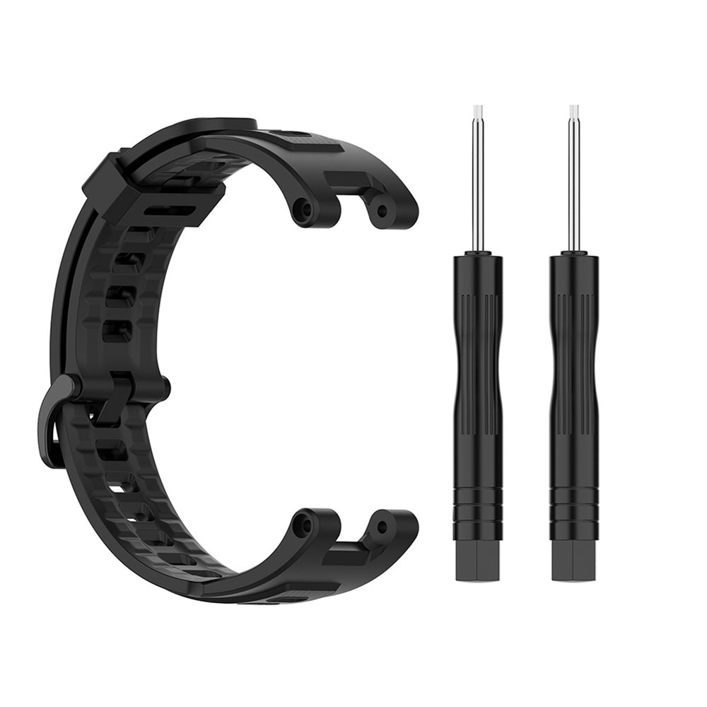Techsuit W067 band voor Amazfit T-Rex Pro / T-Rex, Zwart