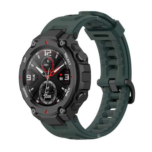 Techsuit W067 band voor Amazfit T-Rex Pro / T-Rex, Donkergroen