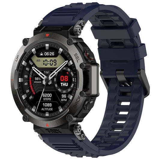 Techsuit W067 band voor Amazfit T-Rex Ultra, Marineblauw