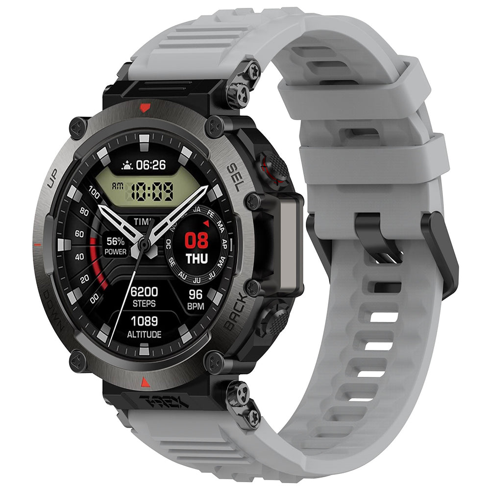 Techsuit W067 band voor Amazfit T-Rex Ultra, Grijs