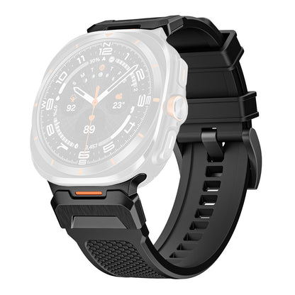 Techsuit W068 band voor Samsung Galaxy Watch Ultra, Zwart