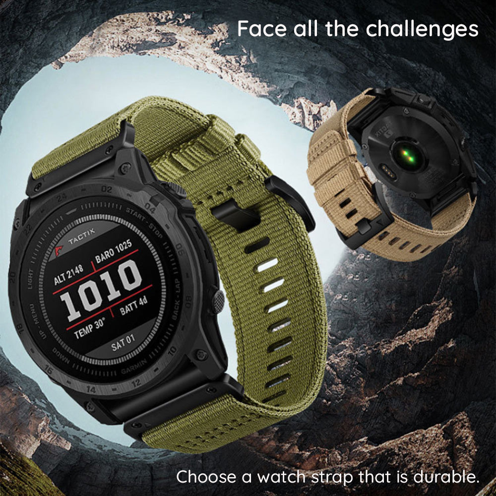 Techsuit W070 band voor Garmin Instinct / Approach / Fenix Watch Series, 20mm, Oranje