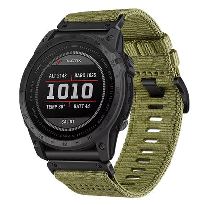 Techsuit W070 band voor Garmin Watch Fenix / Forerunner Series, 22mm, Groen