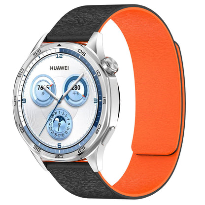 Techsuit W074 Strap for Samsung Galaxy Watch Series, 22mm, Black Orange
