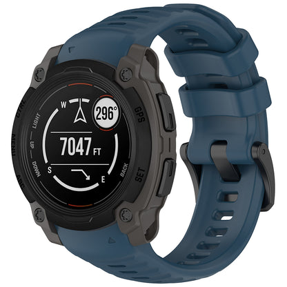 Techsuit W076 riem voor Garmin Instinct E 45mm, Marineblauw