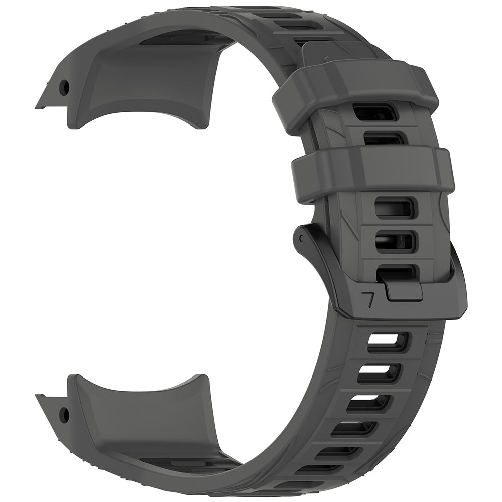 Techsuit W077 band voor Garmin Instinct 3 45mm Solar / Instinct 3 45mm, Grijs