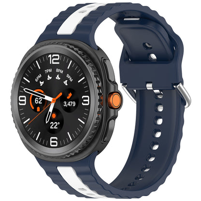 Techsuit W078 band voor Samsung Galaxy Watch 8 Classic / Watch8 44mm / Watch 8 40mm, Marineblauw