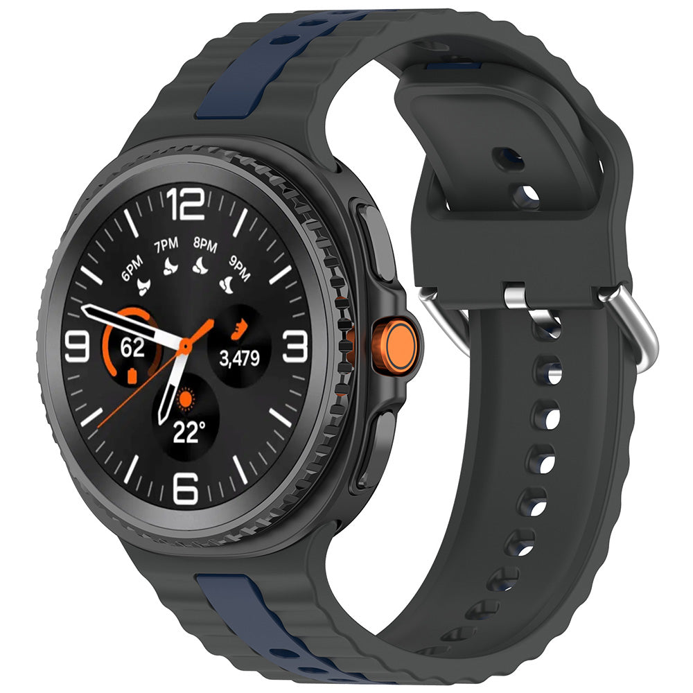 Techsuit W078 band voor Samsung Galaxy Watch 8 Classic / Watch8 44mm / Watch 8 40mm, Grijs