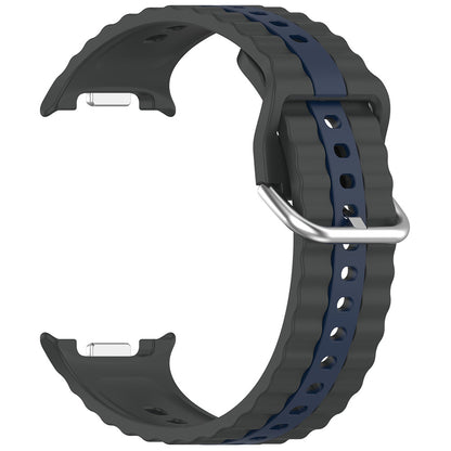 Techsuit W078 band voor Samsung Galaxy Watch 8 Classic / Watch8 44mm / Watch 8 40mm, Grijs