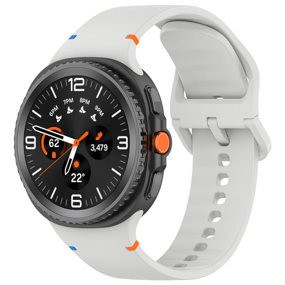 Techsuit W079 band voor Samsung Galaxy Watch 8 Classic / Watch8 44mm / Watch 8 40mm, Grijs