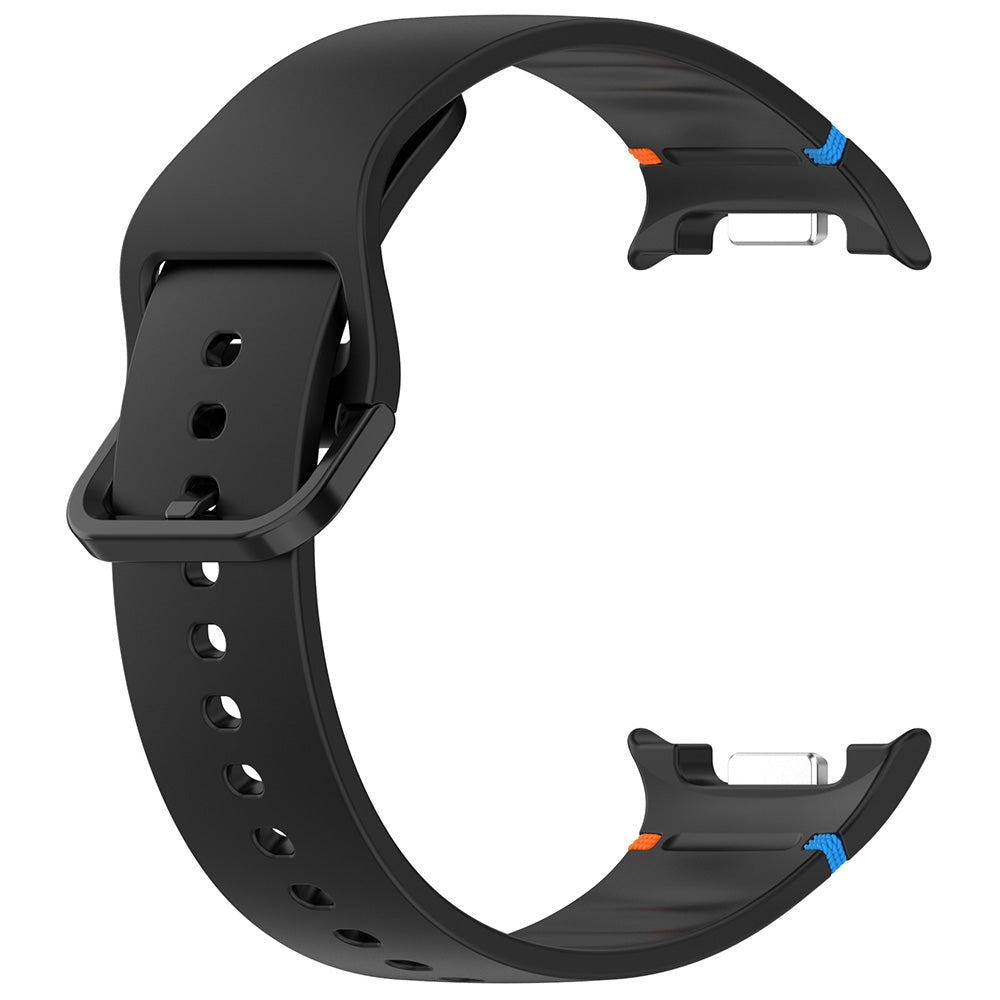 Techsuit W079 band voor Samsung Galaxy Watch 8 Classic / Watch8 44mm / Watch 8 40mm, Zwart