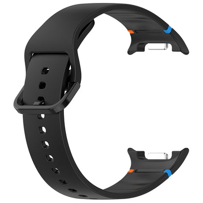 Techsuit W079 band voor Samsung Galaxy Watch 8 Classic / Watch8 44mm / Watch 8 40mm, Zwart