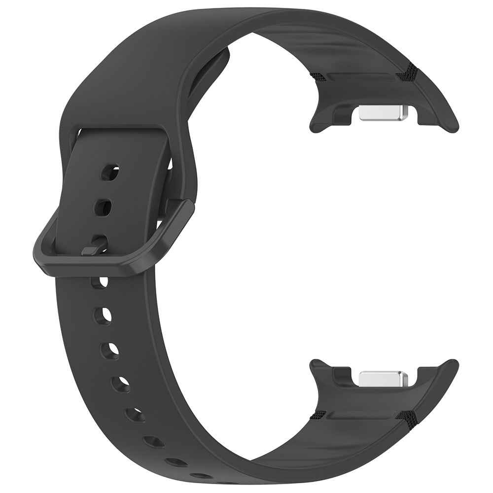 Techsuit W079 band voor Samsung Galaxy Watch 8 Classic / Watch8 44mm / Watch 8 40mm, Grafietzwart