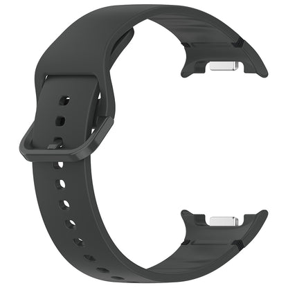Techsuit W079 band voor Samsung Galaxy Watch 8 Classic / Watch8 44mm / Watch 8 40mm, Grafietzwart