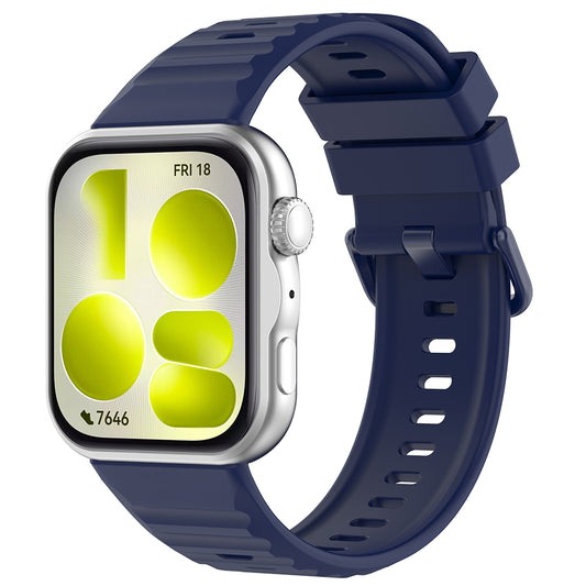Techsuit-band W082 voor Huawei Watch Fit 5 Pro, Marineblauw