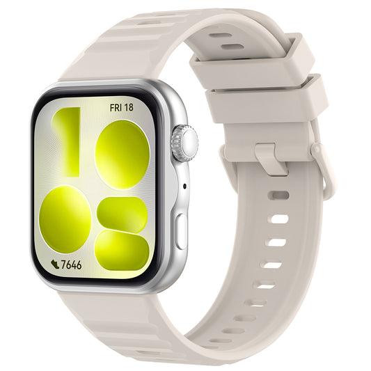Techsuit-band W082 voor Huawei Watch Fit 5 Pro, Crème