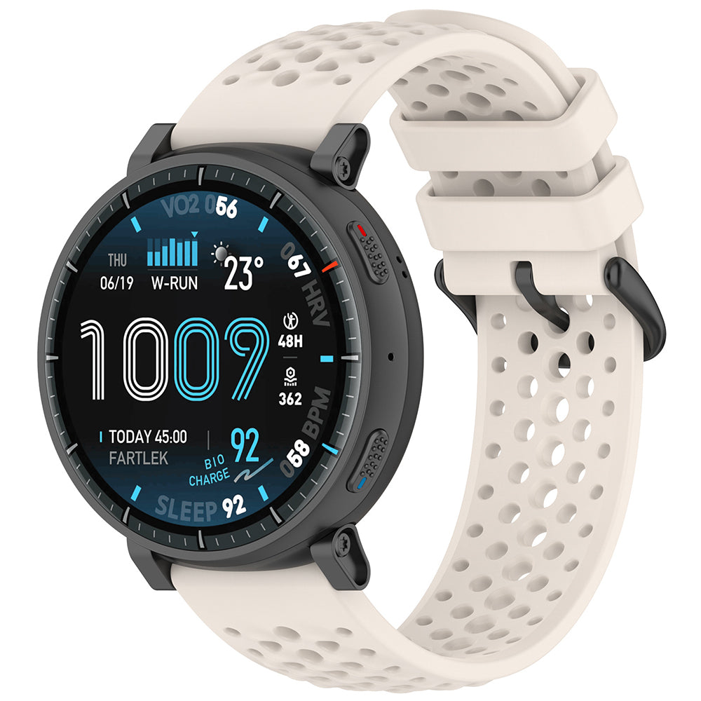 Techsuit W083 band voor Amazfit Watch / Samsung Watch Series, 22mm, Wit