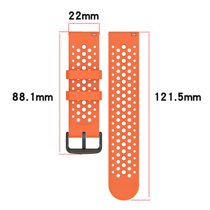 Techsuit W083 band voor Amazfit Watch / Samsung Watch Series, 22mm, Gri
