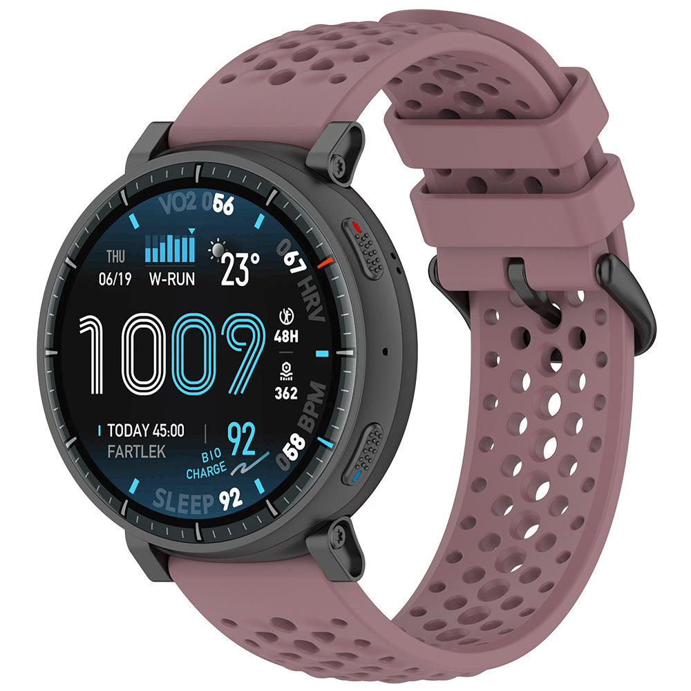 Techsuit W083 band voor Amazfit Watch / Samsung Watch Series, 22mm, Paars