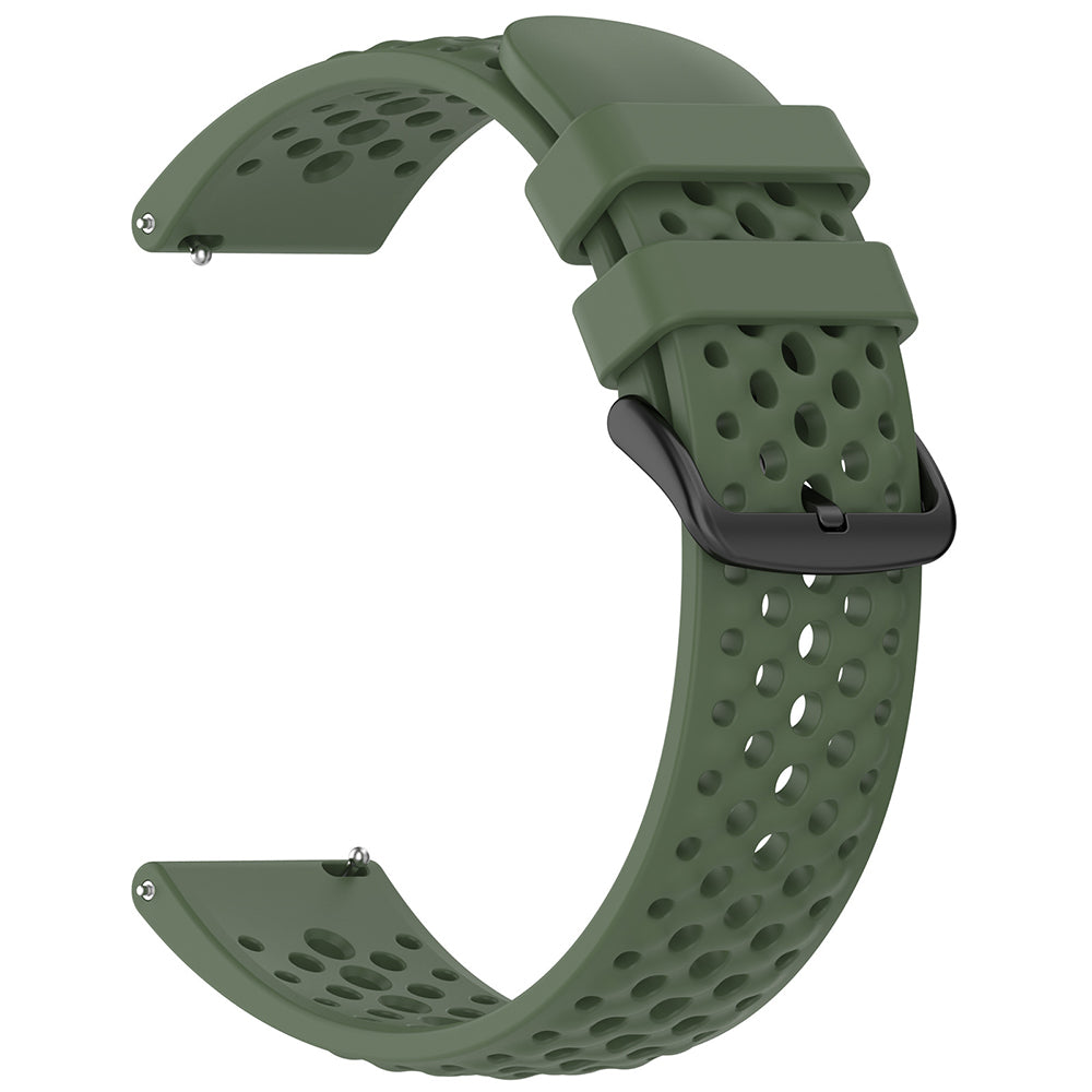 Techsuit W083 band voor Amazfit Watch / Samsung Watch Series, 22mm, Groen