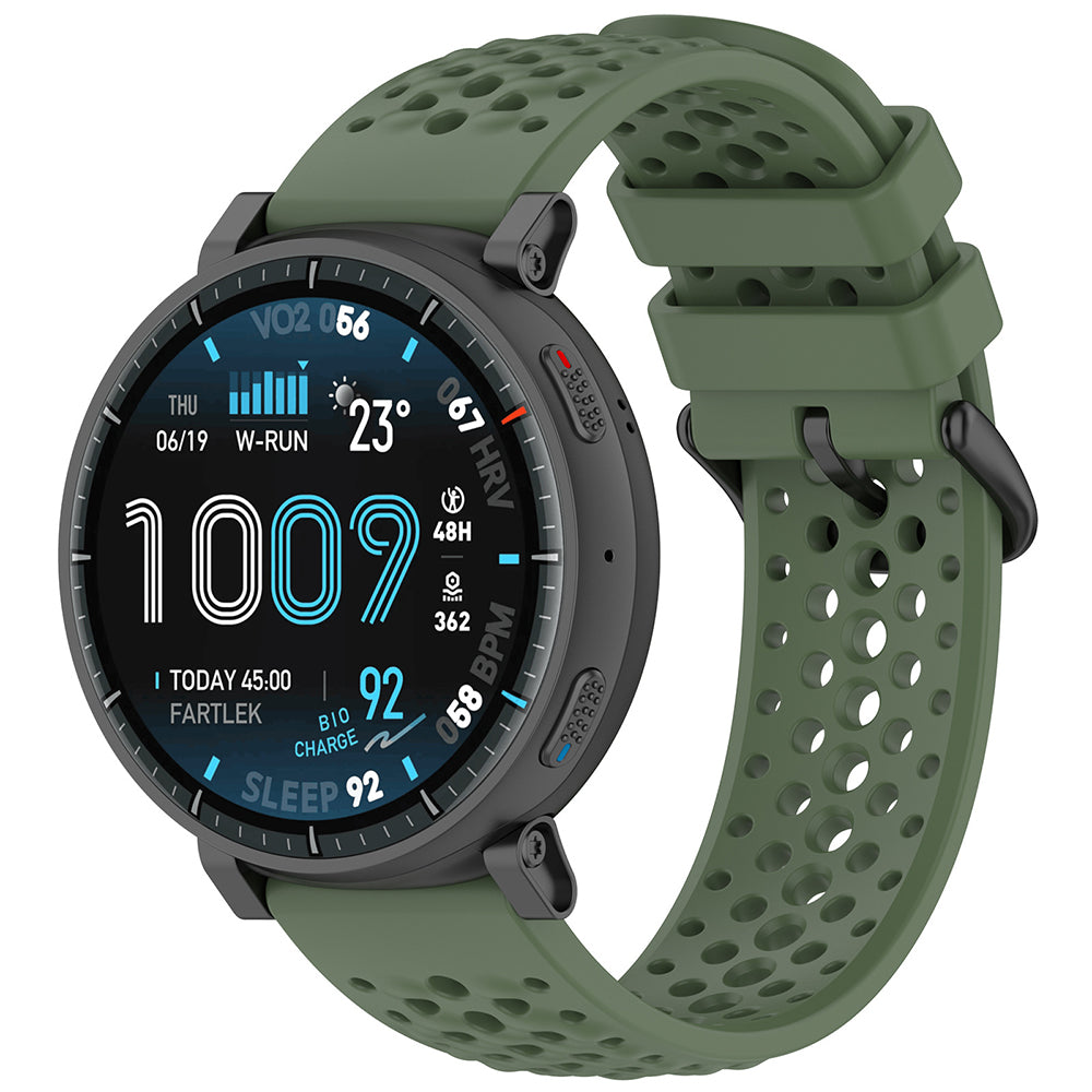 Techsuit W083 band voor Amazfit Watch / Samsung Watch Series, 22mm, Groen