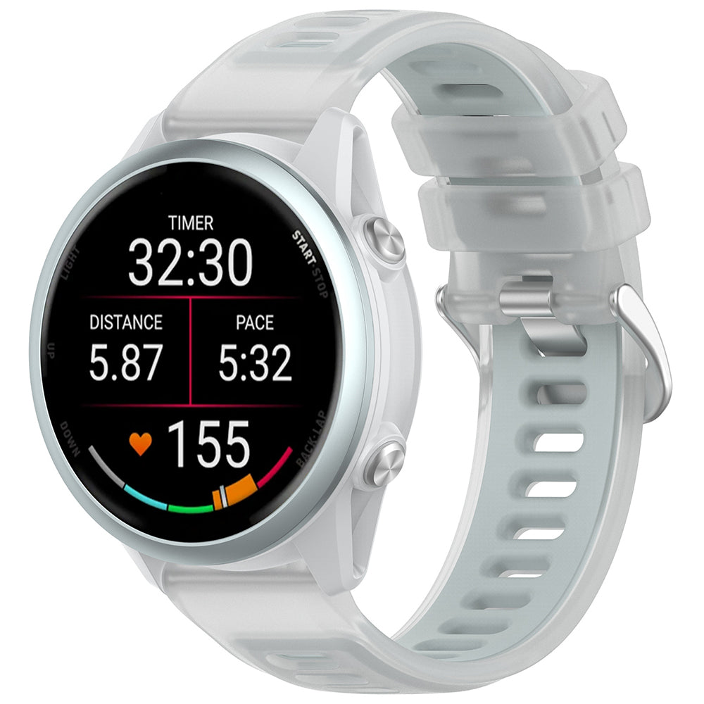 Techsuit-band W084 voor Samsung Galaxy Watch / Huawei Watch Series, 20mm, Wit