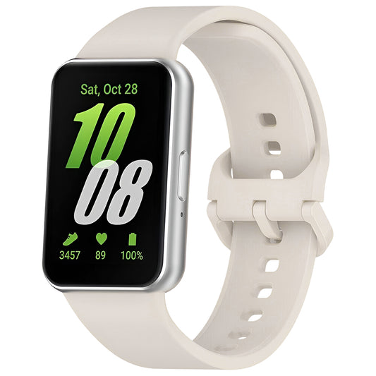 Techsuit-band W086 voor Samsung Galaxy Fit3 R39M, Crème