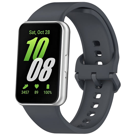 Techsuit-band W086 voor Samsung Galaxy Fit3 R39M, Grijs