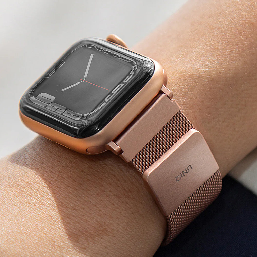 UNIQ Dante band voor Apple Watch 42mm / 41mm / 40mm / 38 Series, Goudkleurig