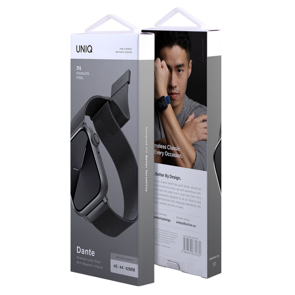 UNIQ Dante band voor Apple Watch 42mm / 41mm / 40mm / 38 Series, Goudkleurig