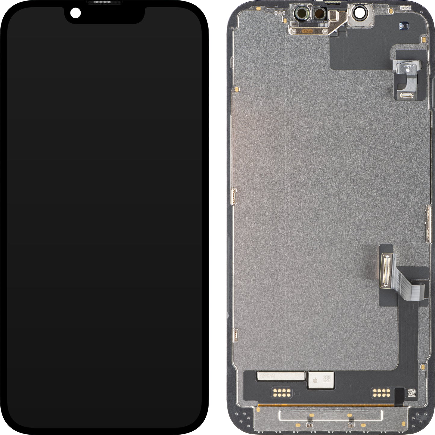 Apple iPhone 17e Touchscreen Display, met Frame, Zwart, Service Pack 661-60211