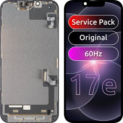 Apple iPhone 17e Touchscreen Display, met Frame, Zwart, Service Pack 661-60211