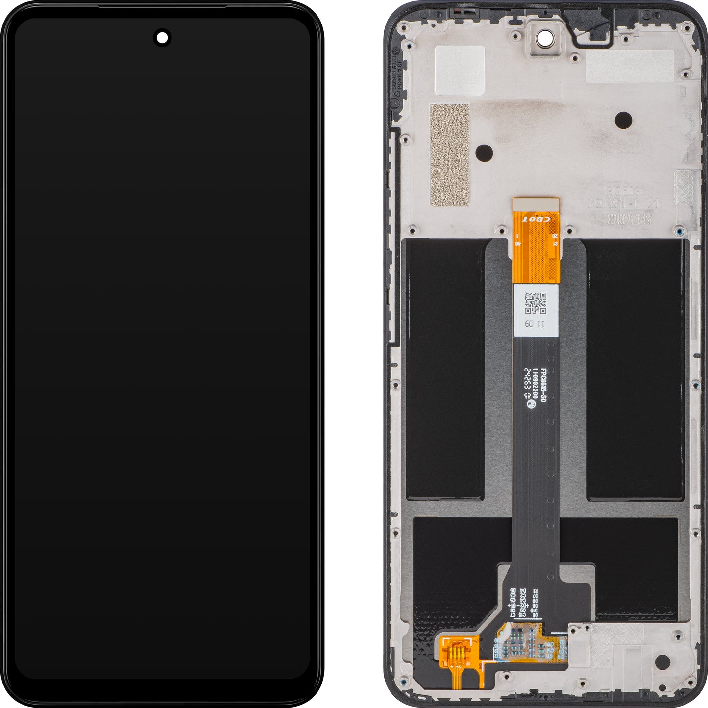 HMD Fusion Touchscreen Display, with Frame, Black, Service Pack 7010150506H001 