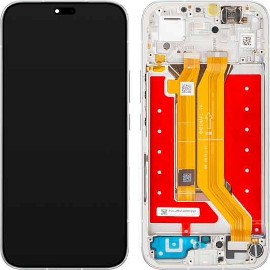 Display met Touchscreen Honor 600e / 600 Lite, met Frame, Grijs (Velvet Grey), Service Pack 0235ASUM