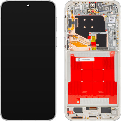 Display met Touchscreen Huawei Pura 80 Pro, met Frame, Wit (Glazed White), Service Pack 02357EFD