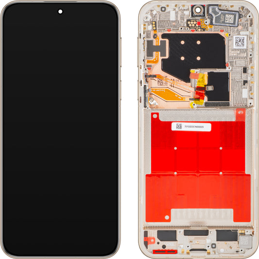 Display met Touchscreen Huawei Pura 80 Ultra, met Frame, Goud (Prestige Gold), Service Pack 02357EFG