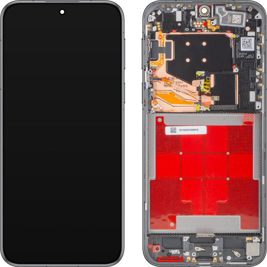 Display met Touchscreen Huawei Pura 80 Ultra, met Frame, Zwart (Golden Black), Service Pack 02357EFF