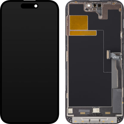 HWY Touchscreen Display voor Apple iPhone 14 Pro Max, met Frame, In-Cell IC Beweegbare LCD Versie, Zwart 