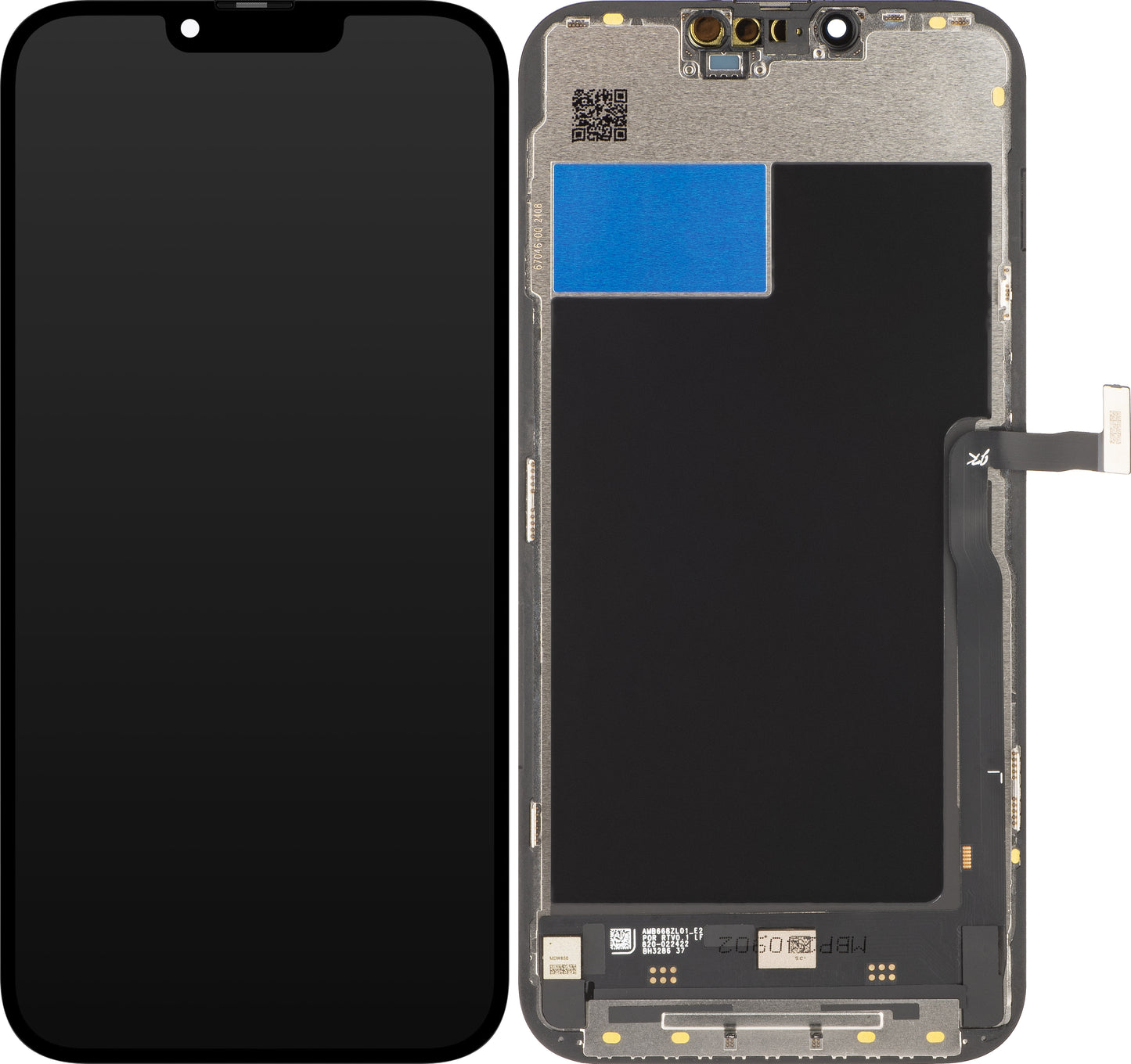 JK Touchscreen Display for Apple iPhone 13 Pro Max, with Frame, Movable IC In-Cell LCD Version, Black