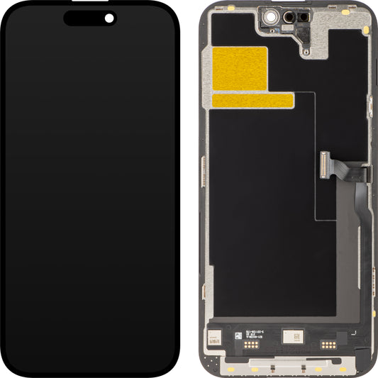 JK Touchscreen Display for Apple iPhone 14 Pro Max, with Frame, In-Cell IC Movable LCD Version, Black