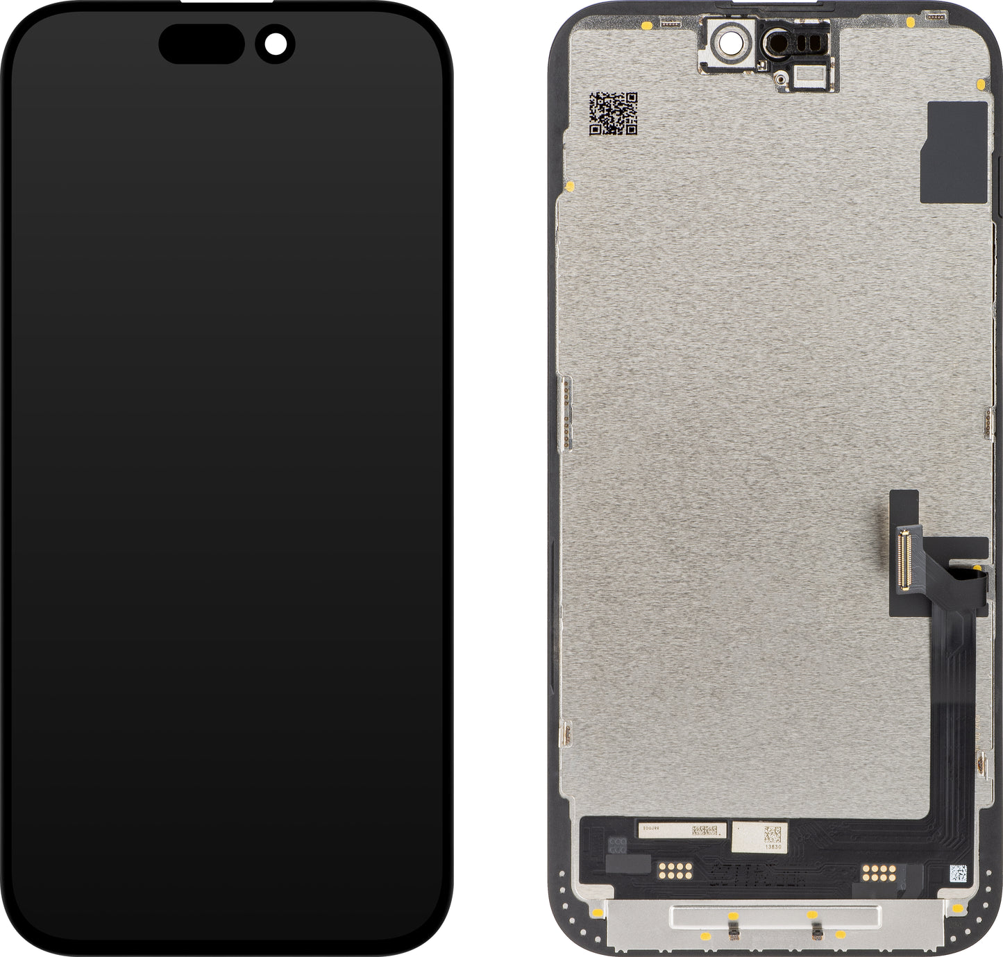 JK Touchscreen Display voor Apple iPhone 15 Plus, met frame, In-Cell LCD-versie, zwart 