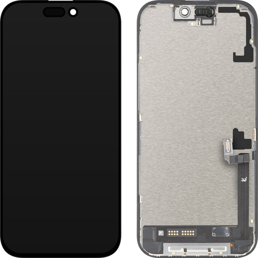 JK Touchscreen Display voor Apple iPhone 17, met Frame, LCD In-Cell IC Verplaatsbare Versie, Zwart