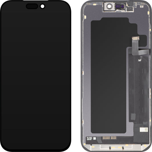 JK Touchscreen Display voor Apple iPhone 17 Pro Max, met Frame, LCD In-Cell IC Verplaatsbare Versie, Zwart