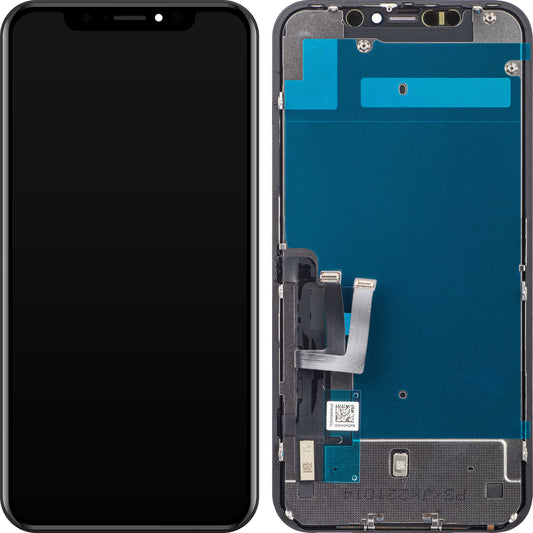 JK Touchscreen Display voor Apple iPhone 11, met frame, In-Cell LCD-versie, zwart