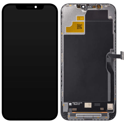 JK Touchscreen Display voor Apple iPhone 12 Pro Max, met frame, In-Cell LCD-versie, zwart